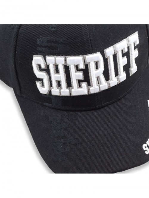 Baseball Caps Law Enforcement 3D Embroidered Baseball One Size Cap - 4. Sheriff - C5195R2O24A $14.59