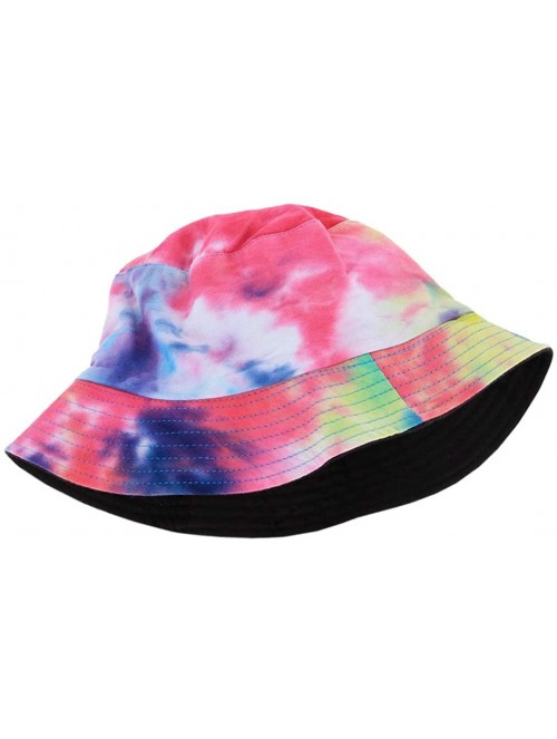 Bucket Hats Reversible Cotton Bucket Hat Multicolored Fisherman Cap Packable Sun Hat - Style 1 - CZ18W9H8G67 $15.67