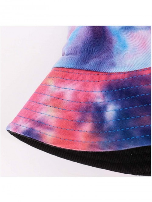 Bucket Hats Reversible Cotton Bucket Hat Multicolored Fisherman Cap Packable Sun Hat - Style 1 - CZ18W9H8G67 $15.67