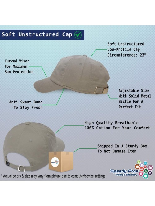 Baseball Caps Custom Soft Baseball Cap Fish Sea Bass Embroidery Dad Hats for Men & Women - Light Grey - CP18SGKYRSA $30.08