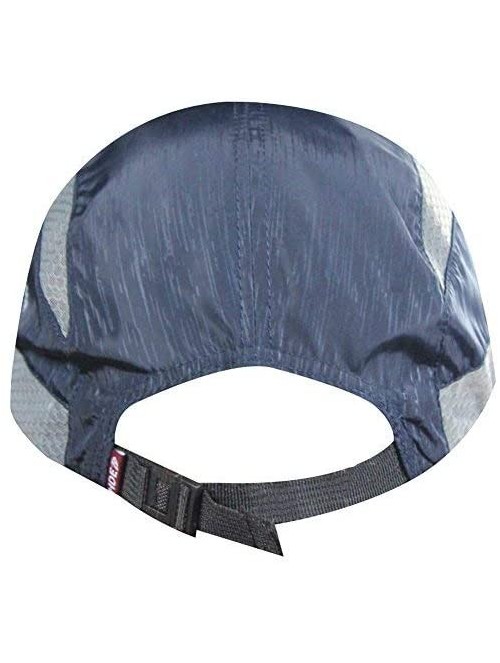 Baseball Caps Mens Golf Baseball Race Running Summer Mesh Tennis Ball Quick Dry Hat Cap Visor - Navy - CH12KH3ECIR $10.87