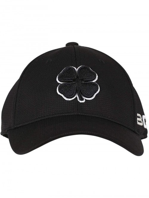 Baseball Caps BC Iron 3 Small/Medium Fitted Hat - 646819964814- Black/White/Black - CP12O7TVOAQ $36.42