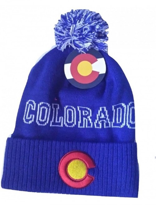 Skullies & Beanies Colorado Ski Hat- Blue - C012N30BXCP $22.72