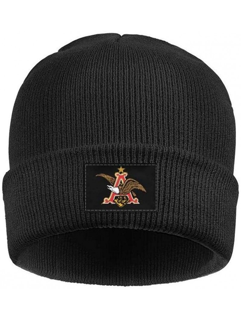 Skullies & Beanies Unisex Knit Hat Fishing-Master-Baiter-Hook- Warm Black Sport Watch Cap - Anheuser Busch Beer - CY19298QI5I...