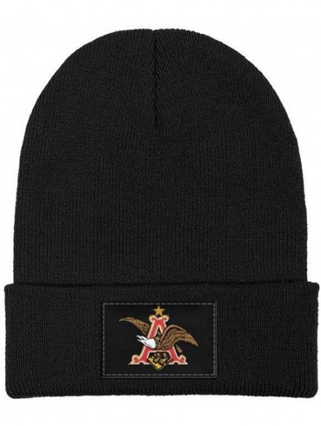 Skullies & Beanies Unisex Knit Hat Fishing-Master-Baiter-Hook- Warm Black Sport Watch Cap - Anheuser Busch Beer - CY19298QI5I...