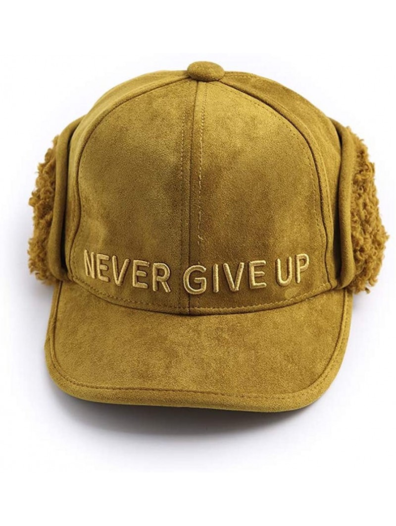 Baseball Caps Base Ball Cap for Women and Men Kids - Ushanka Lei Feng Yellow - CH18A0GDN29 $11.63