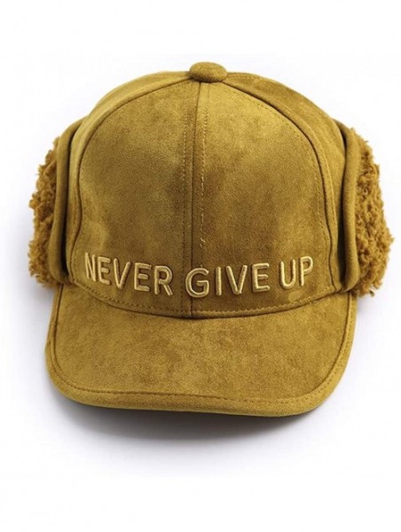 Baseball Caps Base Ball Cap for Women and Men Kids - Ushanka Lei Feng Yellow - CH18A0GDN29 $11.63