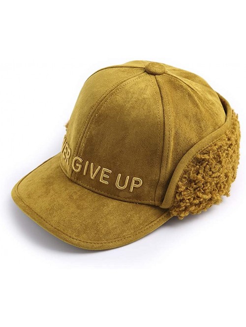 Baseball Caps Base Ball Cap for Women and Men Kids - Ushanka Lei Feng Yellow - CH18A0GDN29 $11.63