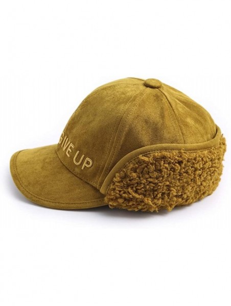 Baseball Caps Base Ball Cap for Women and Men Kids - Ushanka Lei Feng Yellow - CH18A0GDN29 $11.63