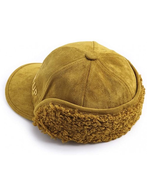 Baseball Caps Base Ball Cap for Women and Men Kids - Ushanka Lei Feng Yellow - CH18A0GDN29 $11.63