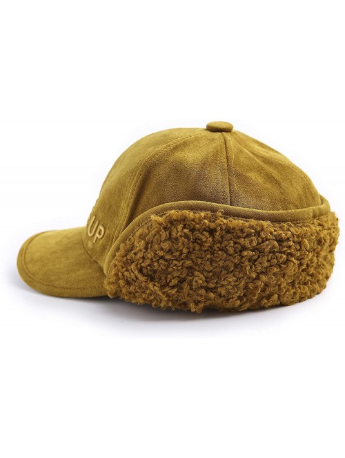 Baseball Caps Base Ball Cap for Women and Men Kids - Ushanka Lei Feng Yellow - CH18A0GDN29 $11.63