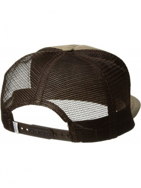 Baseball Caps Men's The Hauler Mesh Back Trucker Hat Adjustable Snapback Cap - Dark Khaki - C31867TEEKK $37.95