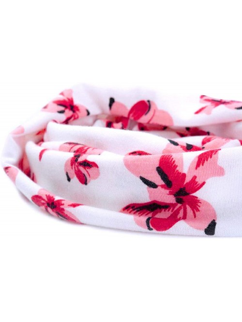 Headbands Boho Headbands for Women Retro Printed Floral Hair Bands Seamless Elastic Band Headband Fashion Head wrap - CY18UYD...