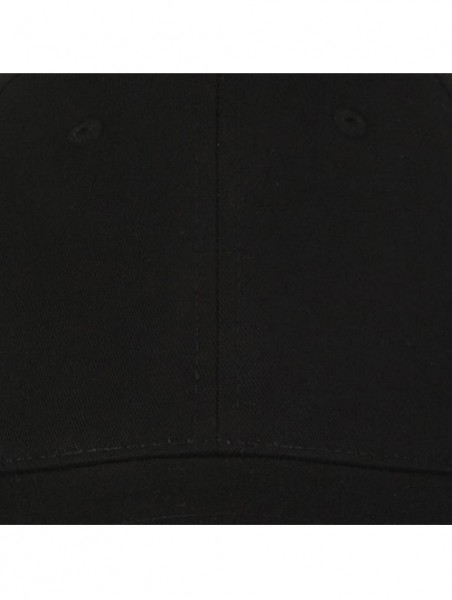 Baseball Caps Low Profile Light Weight Brushed Cap - Black - CM1153M8YZ5 $14.93