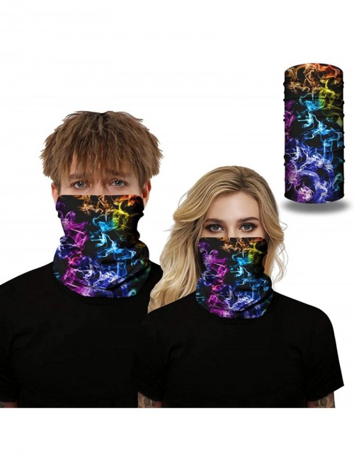 Balaclavas Seamless Rave Bandana Neck Gaiter Tube Headwear Bandana- Motorcycle Face Bandana for Women Men Face Scarf - 5 - CU...