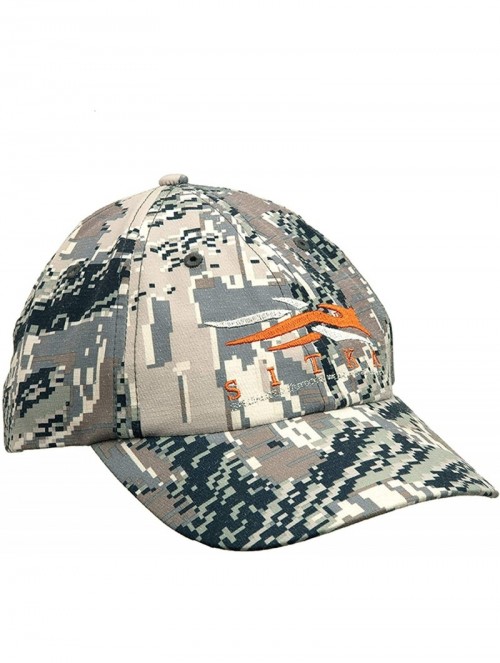 Baseball Caps SITKA Gear Men's Sitka Quick-Dry Water-Resistant Stretchy Hunting Ball Cap - Elevated Ii - CJ11AZI0KZD $34.07