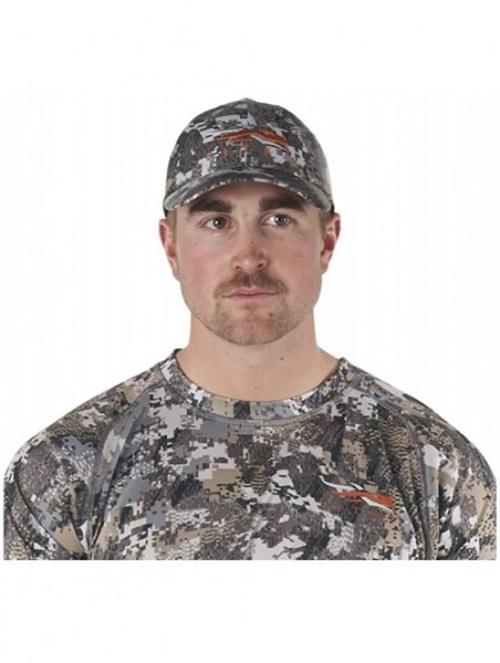 Baseball Caps SITKA Gear Men's Sitka Quick-Dry Water-Resistant Stretchy Hunting Ball Cap - Elevated Ii - CJ11AZI0KZD $34.07