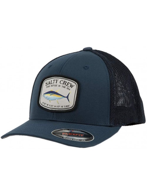 Baseball Caps Men's Pacific Retro Trucker Hat - Navy - C718QSO4X9H $37.08