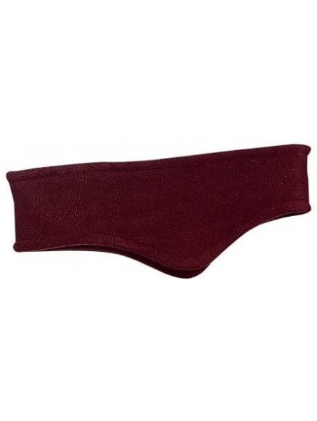 Cold Weather Headbands Men's R Tek Stretch Fleece Headband - Maroon - C111NGRPF97 $10.20