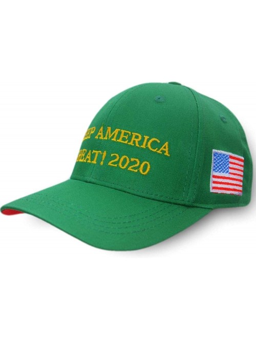 Baseball Caps MAGA Donald Trump Keep America Great 2020 Premium Hat KAG MAGA - Green - C218I7NWT6Y $24.84