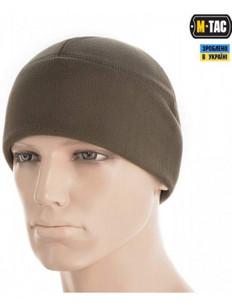 Skullies & Beanies Winter Hat Windproof Fleece 380 Mens Watch Cap Military Skull Cap Beanie - Olive Dark - CR18HOLA42K $16.37