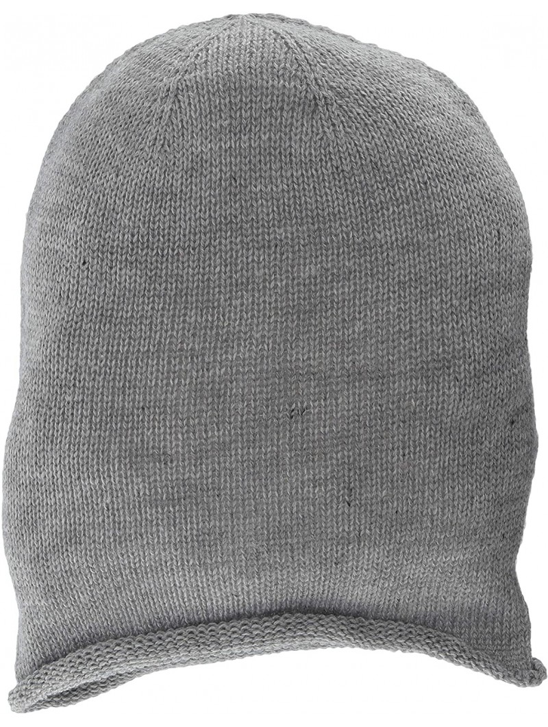 Skullies & Beanies Oversized Beanie - Heather Grey - CK18WSG0NDE $13.59