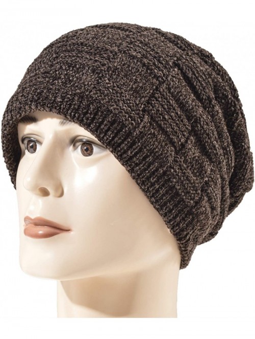 Skullies & Beanies Styles Oversized Winter Extremely Slouchy - Wbxne Coffee Hat&scarf - CO18ZZMWOT3 $18.24