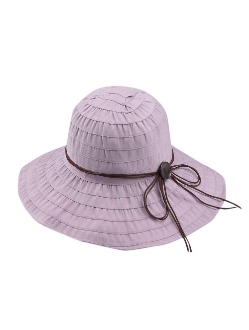 Sun Hats Foldable Shapeable Protection Adjustable - Purple - C618RNRAM5T $12.59