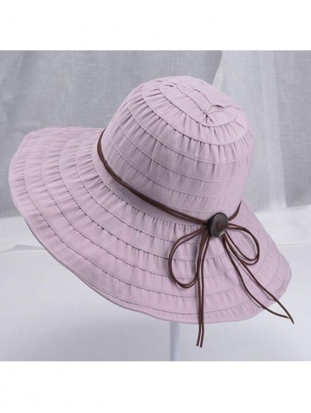 Sun Hats Foldable Shapeable Protection Adjustable - Purple - C618RNRAM5T $12.59