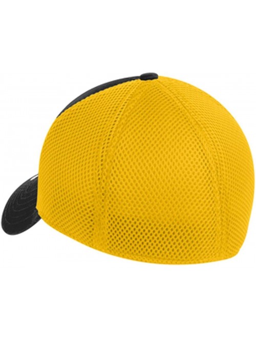 Baseball Caps Don't Tread On Me Stretch Mesh New Era Hat - Black/Gold - CN193SA37WS $26.66