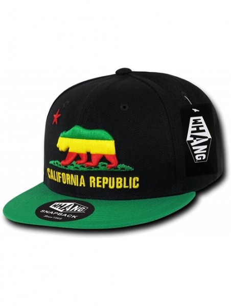 Skullies & Beanies California Republic Snapbacks - Rasta - CW11DPDEW19 $22.32