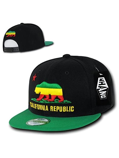 Skullies & Beanies California Republic Snapbacks - Rasta - CW11DPDEW19 $22.32