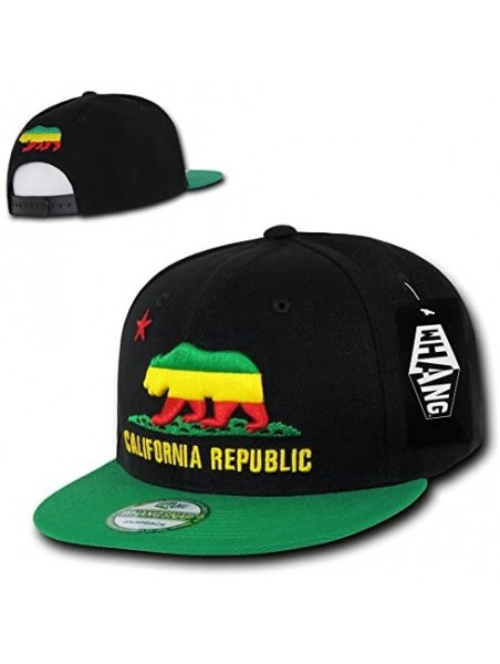 Skullies & Beanies California Republic Snapbacks - Rasta - CW11DPDEW19 $22.32