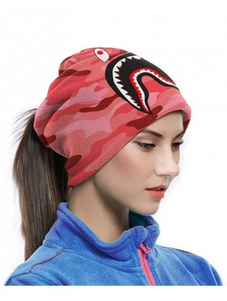 Balaclavas Bape Shark Half Blue Camo Neck Gaiter Warmer Windproof Mask Dust Face Clothing Free UV Face Mask - C41970EEZ22 $17.61