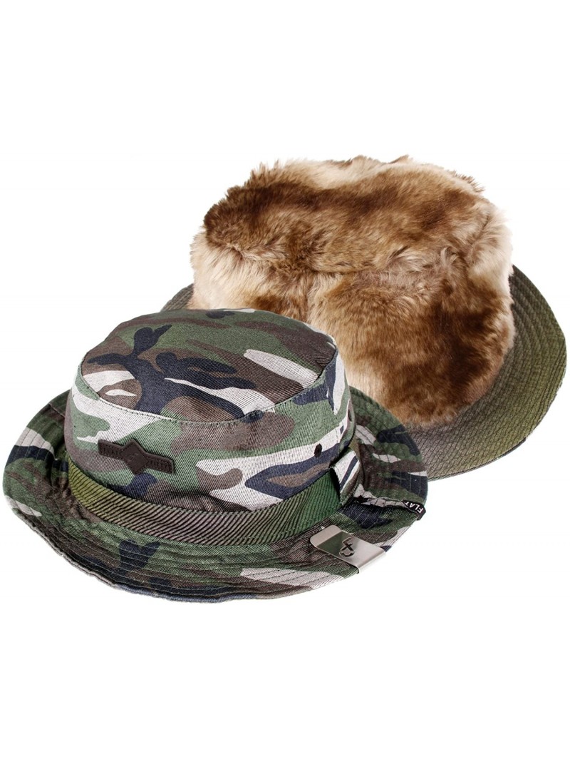 Skullies & Beanies Premium Luxury Head Wear - Just Bucket Green - CQ11KYV59ZX $16.37