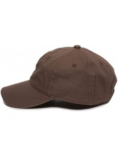 Baseball Caps Balance Dad Baseball Cap Embroidered Cotton Adjustable Dad Hat - Brown - C218Z9X9DA5 $22.87