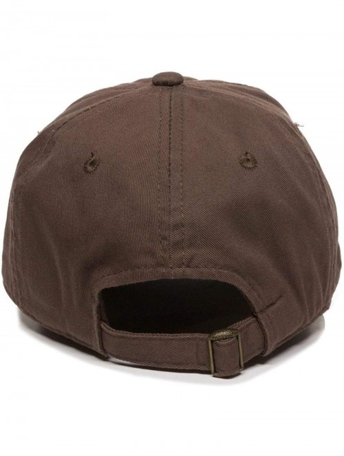 Baseball Caps Balance Dad Baseball Cap Embroidered Cotton Adjustable Dad Hat - Brown - C218Z9X9DA5 $22.87