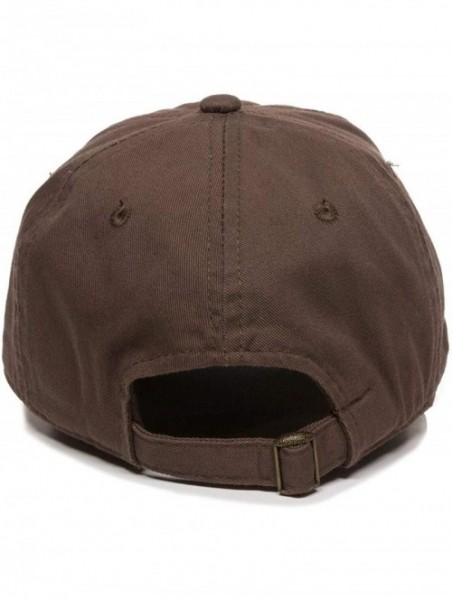 Baseball Caps Balance Dad Baseball Cap Embroidered Cotton Adjustable Dad Hat - Brown - C218Z9X9DA5 $22.87