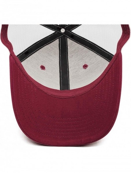 Baseball Caps Mens Womens USPS-United-States-Postal-Service-Logo- Printed Adjustable Dad Hat - Maroon-1 - CT18NNRS03G $24.53