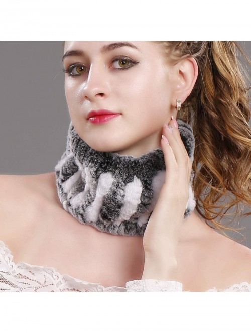 Cold Weather Headbands Fur Headband for Womens Winter Neck Warmer Gaiter Tube Elastic Ski Ear Warmer Headwrap Women Scarf Muf...