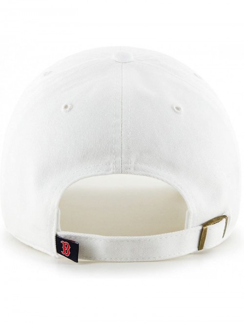 Baseball Caps MLB Boston Red Sox Clean Up Cap - White - CW116WGMQZP $32.38