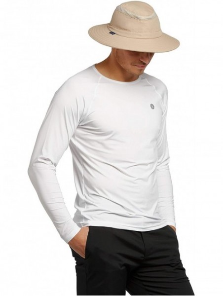 Sun Hats UPF 50+ Protective Broad Brim Sun Hat - Universal Fit - Beige - CU18E9MUNW8 $44.33