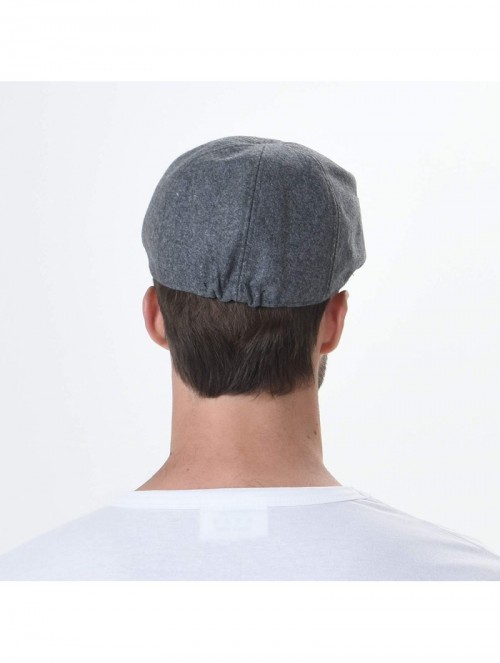 Newsboy Caps Wool Newsboy Hat Flat Cap SL3021 - Darkgray - C511TRWBBP7 $32.37