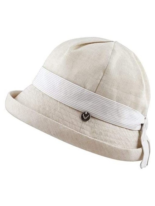 Bucket Hats Ladies Packable Women's Sun Beach Bucket Hat (Elise-Khaki) - CM18GZQR4D4 $19.11