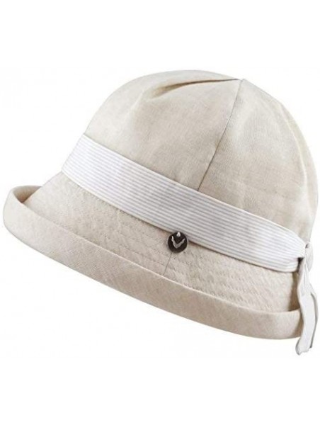 Bucket Hats Ladies Packable Women's Sun Beach Bucket Hat (Elise-Khaki) - CM18GZQR4D4 $19.11