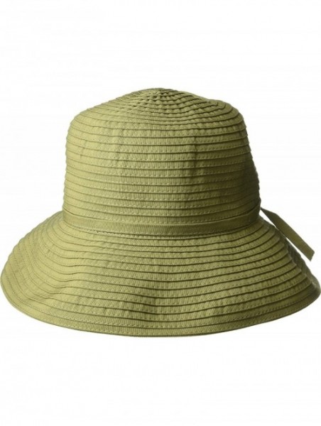 Sun Hats Women's Ribbon Crusher Hat - Olive - C018L0Q9WS8 $35.22