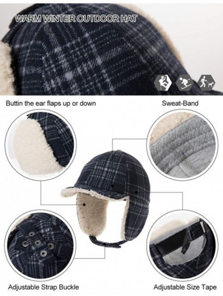 Skullies & Beanies Wool/Cotton/Washed Baseball Cap Earflap Elmer Fudd Hat All Season Fashion Unisex 56-61CM - 00810_olive Gre...