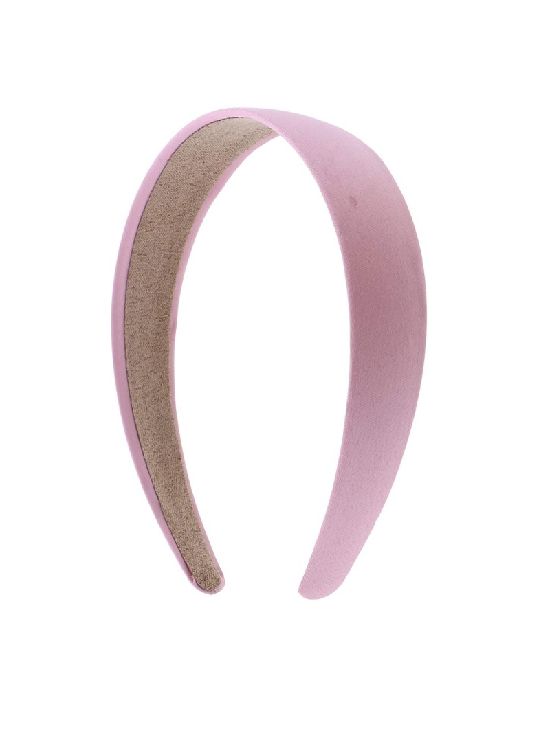 Headbands Mauve 1 Inch Satin Hard Headband - Mauve - CE192ADN3UR $9.75