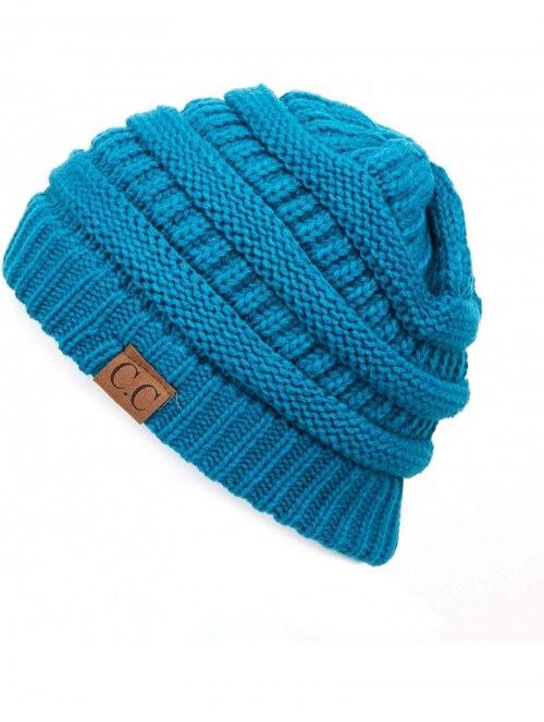 Skullies & Beanies Hatsandscarf Exclusives Unisex Soft Stretch Fuzzy Sherpa Lined Beanie Hat (HAT-25) - Tear - CY189OLI8I7 $1...