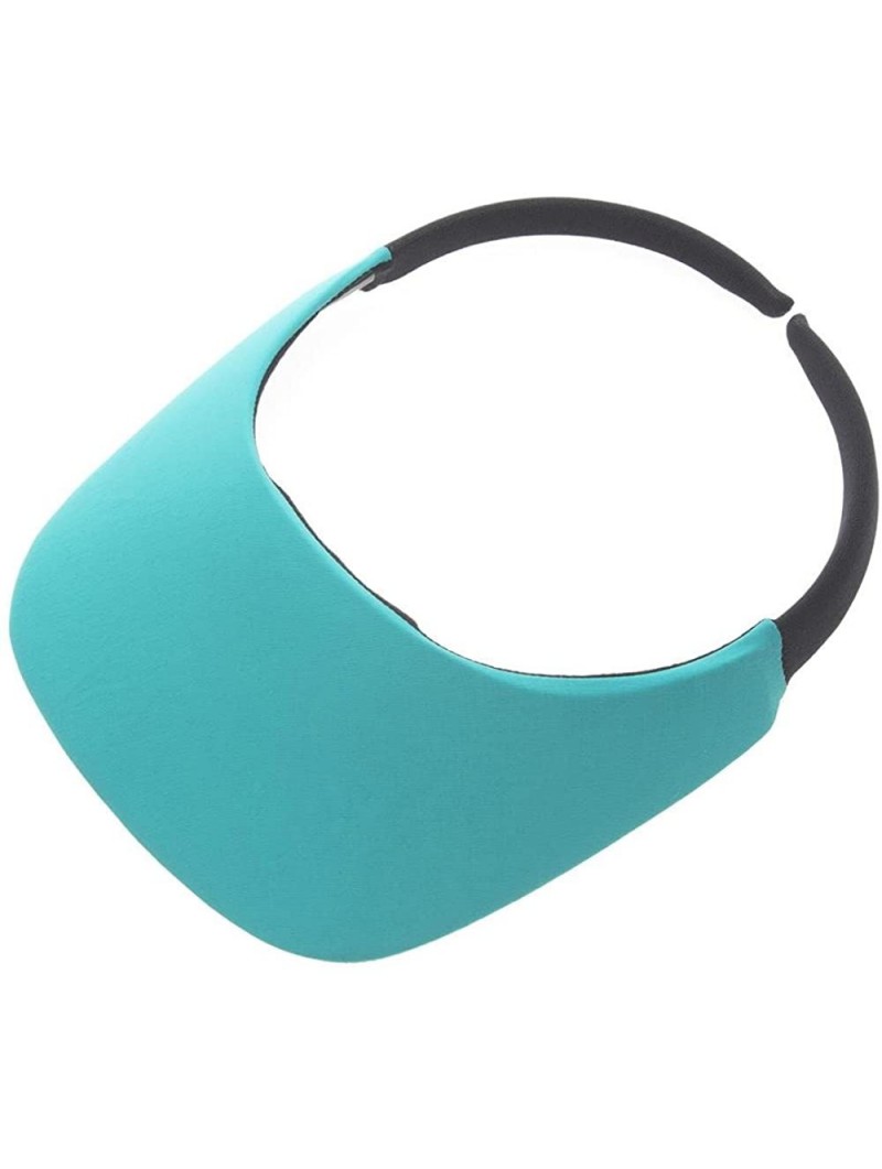 Visors Original Size Sport Sun Visor - Aqua - C312E3BE84R $17.55